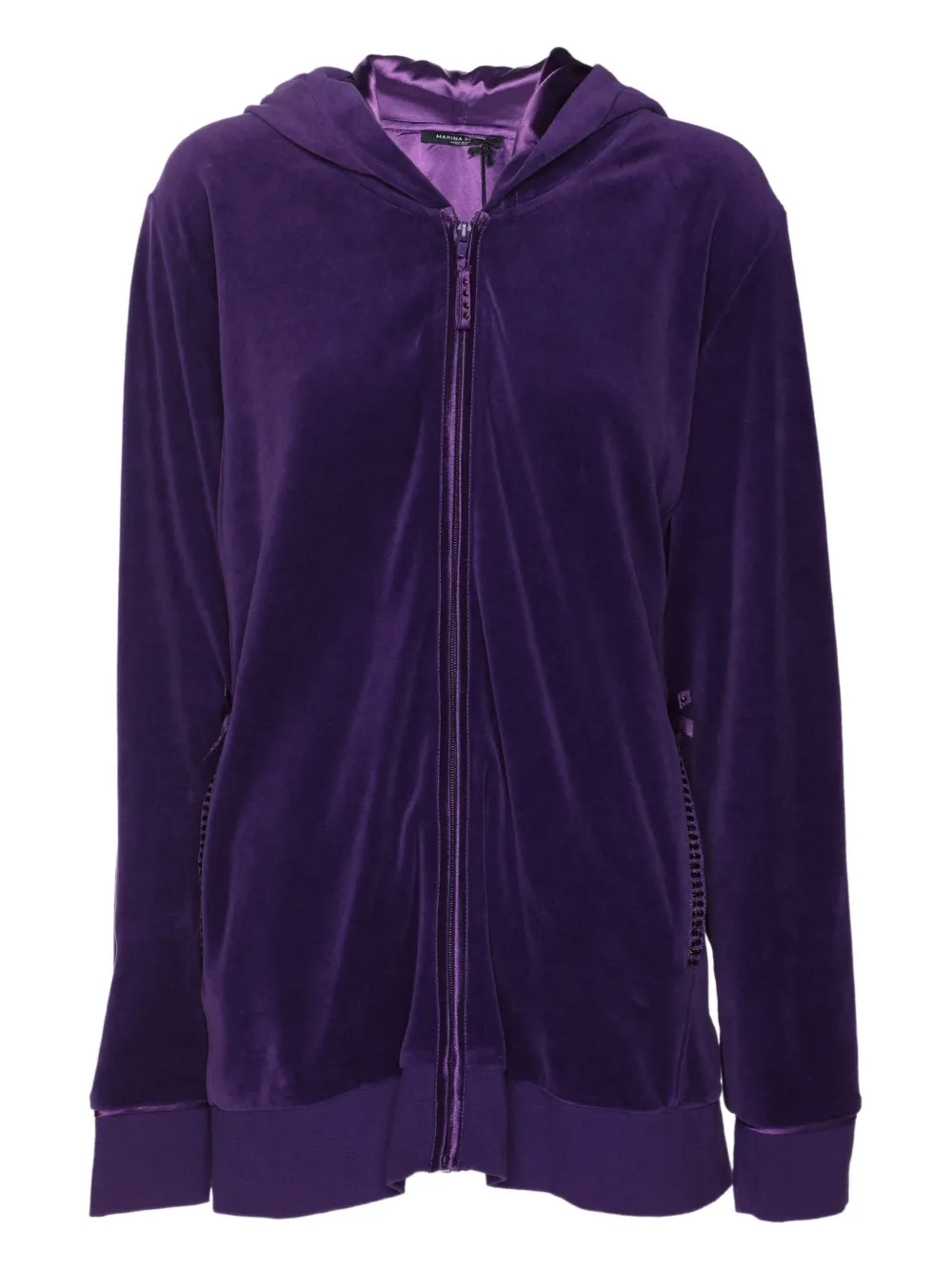 Pre-owned Marina Rinaldi Zip-fastening Hoodie In Purple