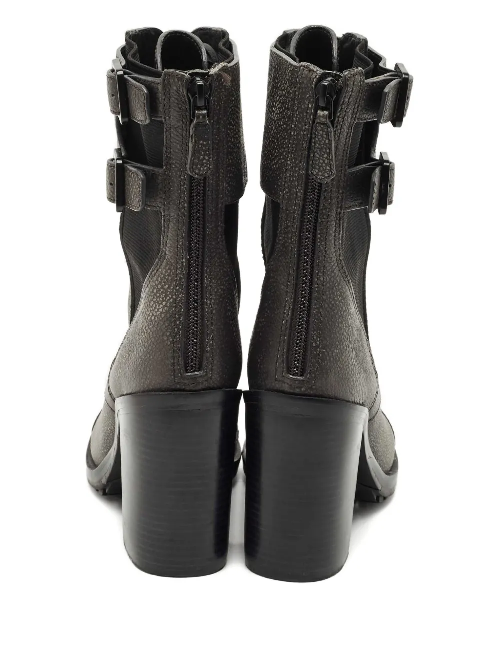 Tory Burch Broome buckle-fastening leather boots - Grijs