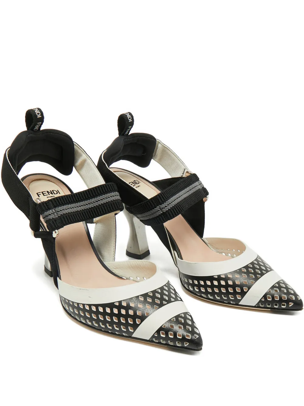 Fendi Pre-Owned Colibri canvas pumps - Schwarz