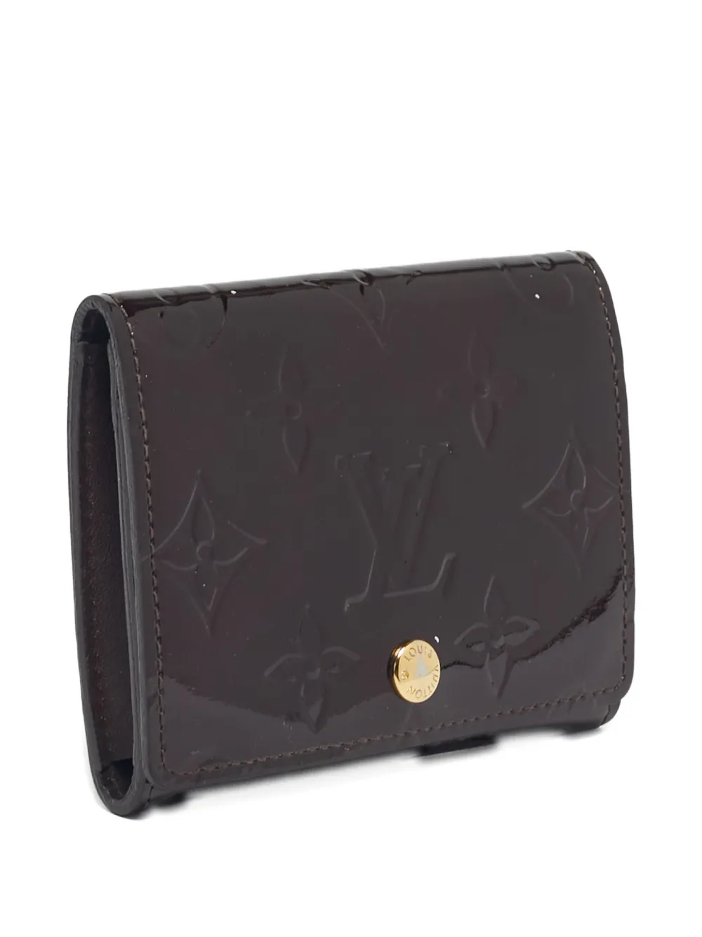 Louis Vuitton Pre-Owned 2012 Monogram Vernis leather card holder - Rosso