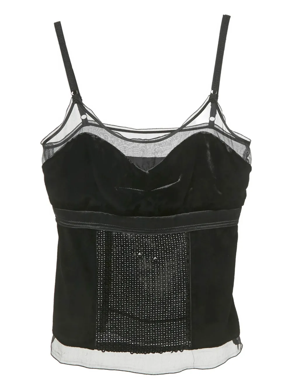 Dolce & Gabbana Pre-Owned sequin-embellishment top | Black | Image 1