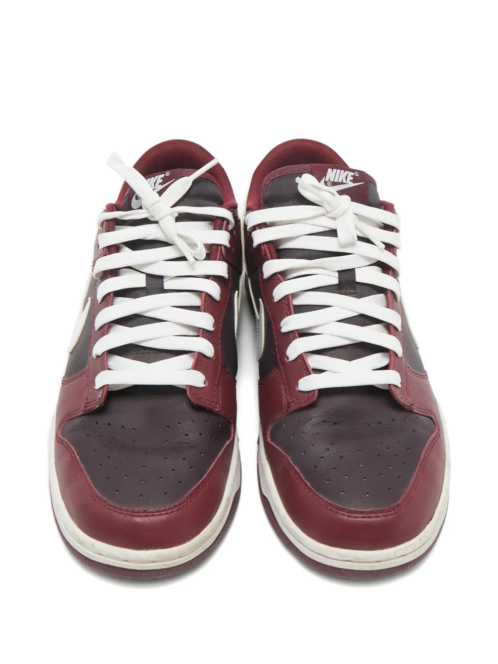 Nike Dunk low leather sneakers - Rood