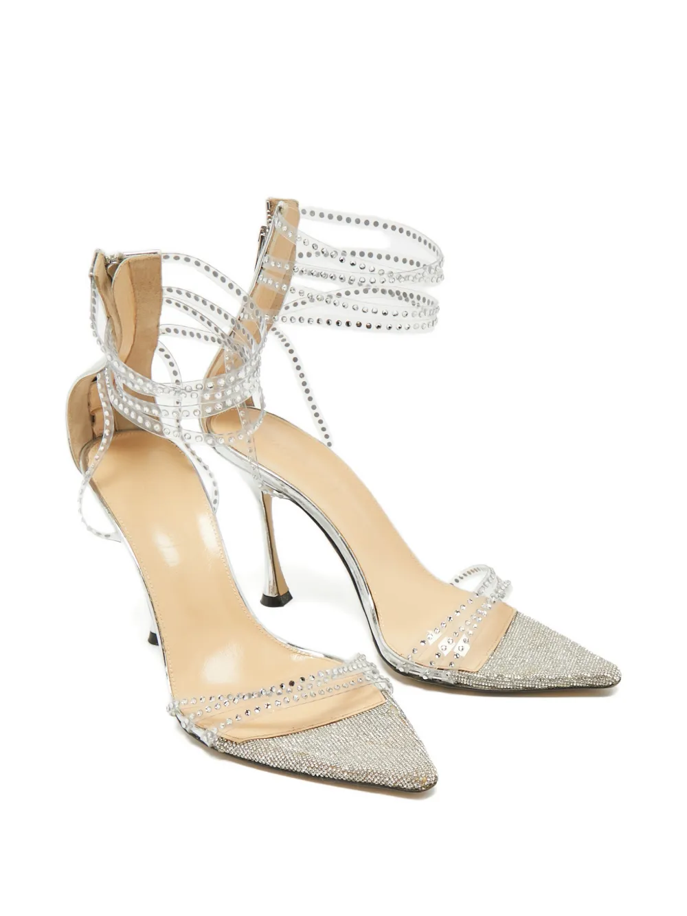 MACH & MACH crystal-embellished pointed sandals | Image 2