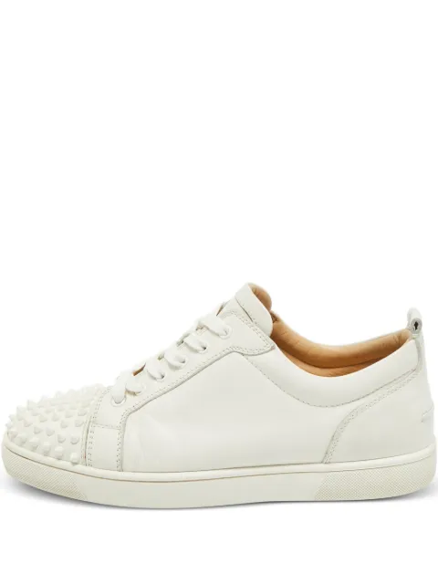 Christian Louboutin Pre-Owned Spikes leather sneakers 