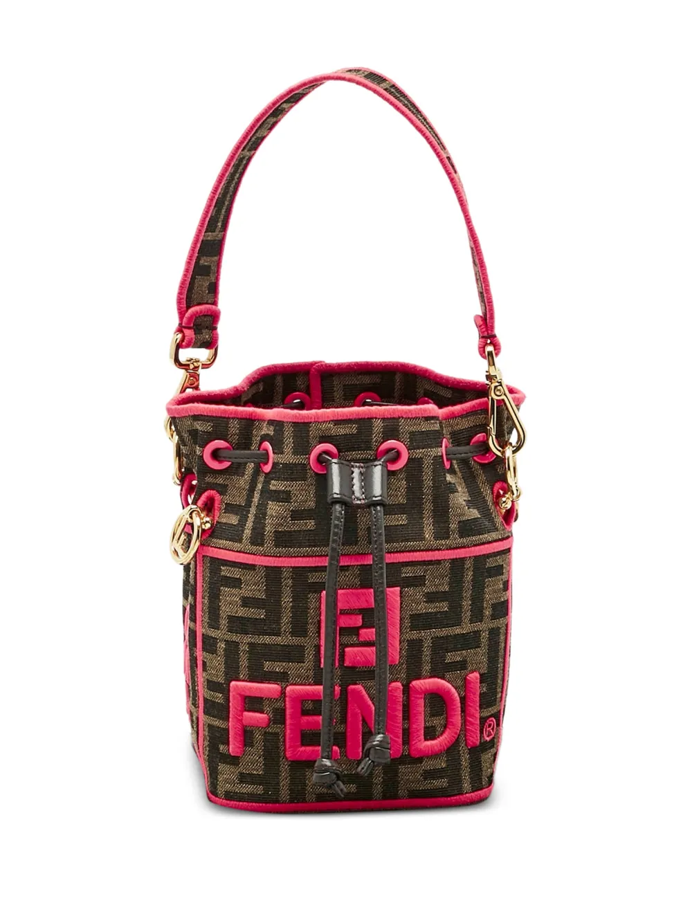 Fendi Pre-Owned Borsa Mon Tresor FF mini - Marrone