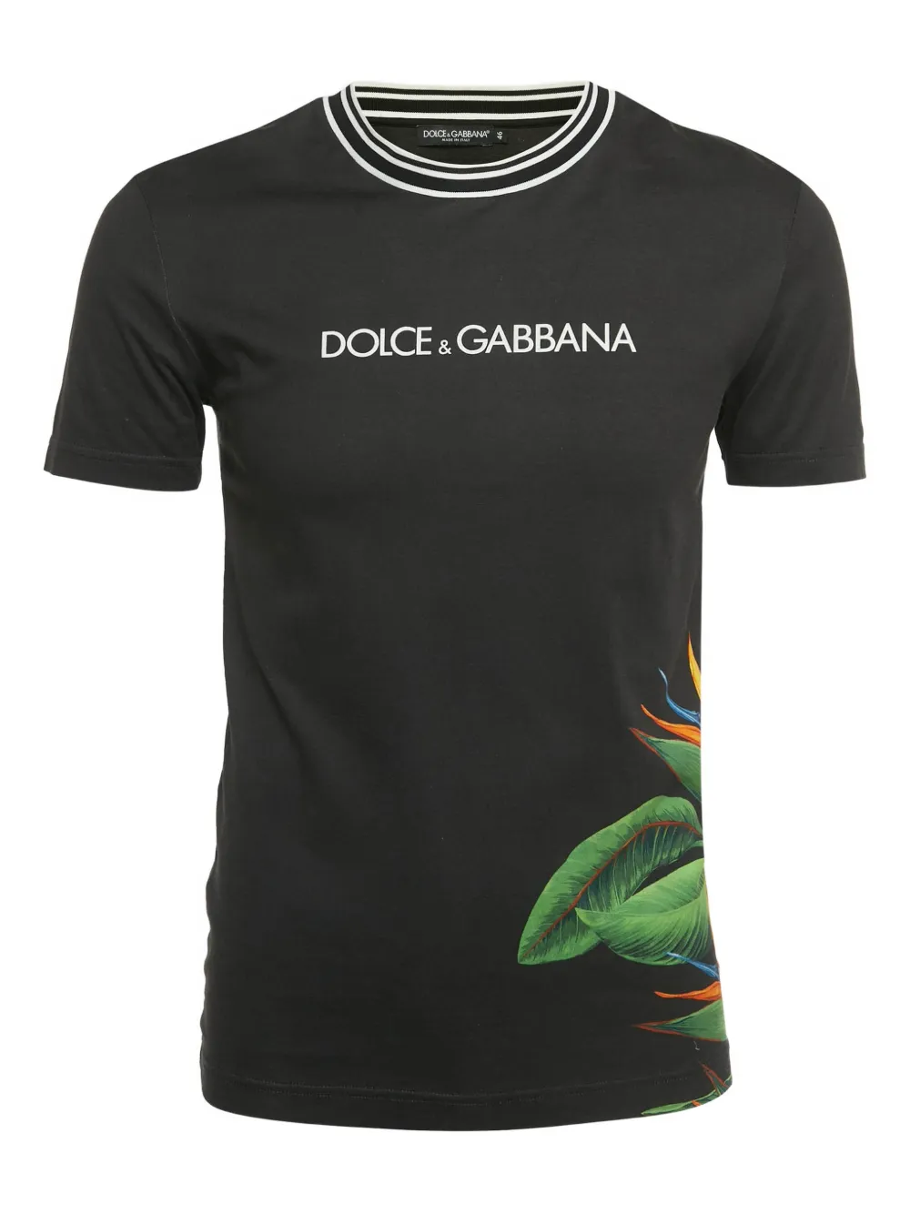 Dolce & Gabbana Pre-Owned playera con estampado Bird of Paradise | negro | Image 1