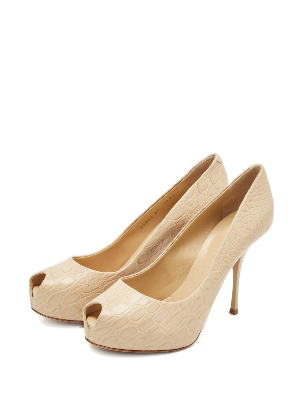 Giuseppe Zanotti Sharon leather pumps - Beige