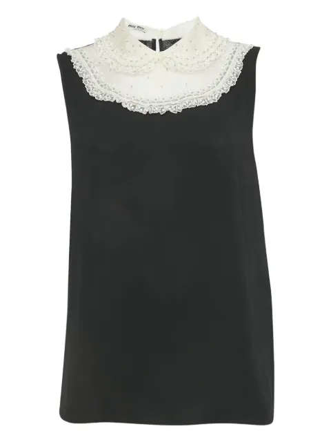 Miu Miu Pre-Owned sleeveless top