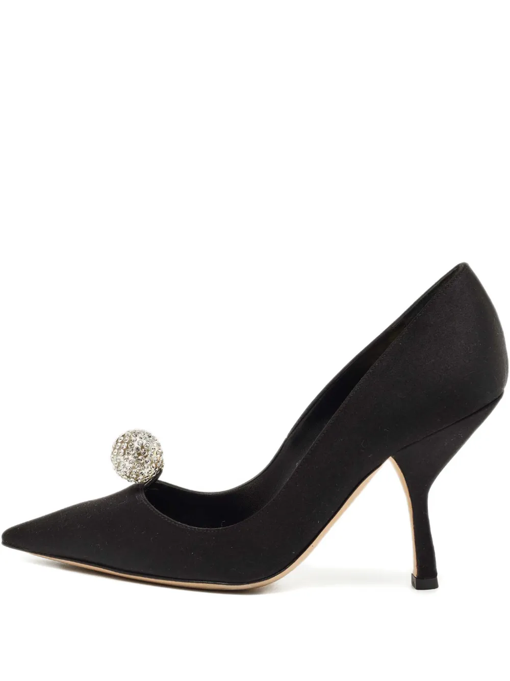 Christian Dior Pre-Owned satin pointed-toe shoes - Nero