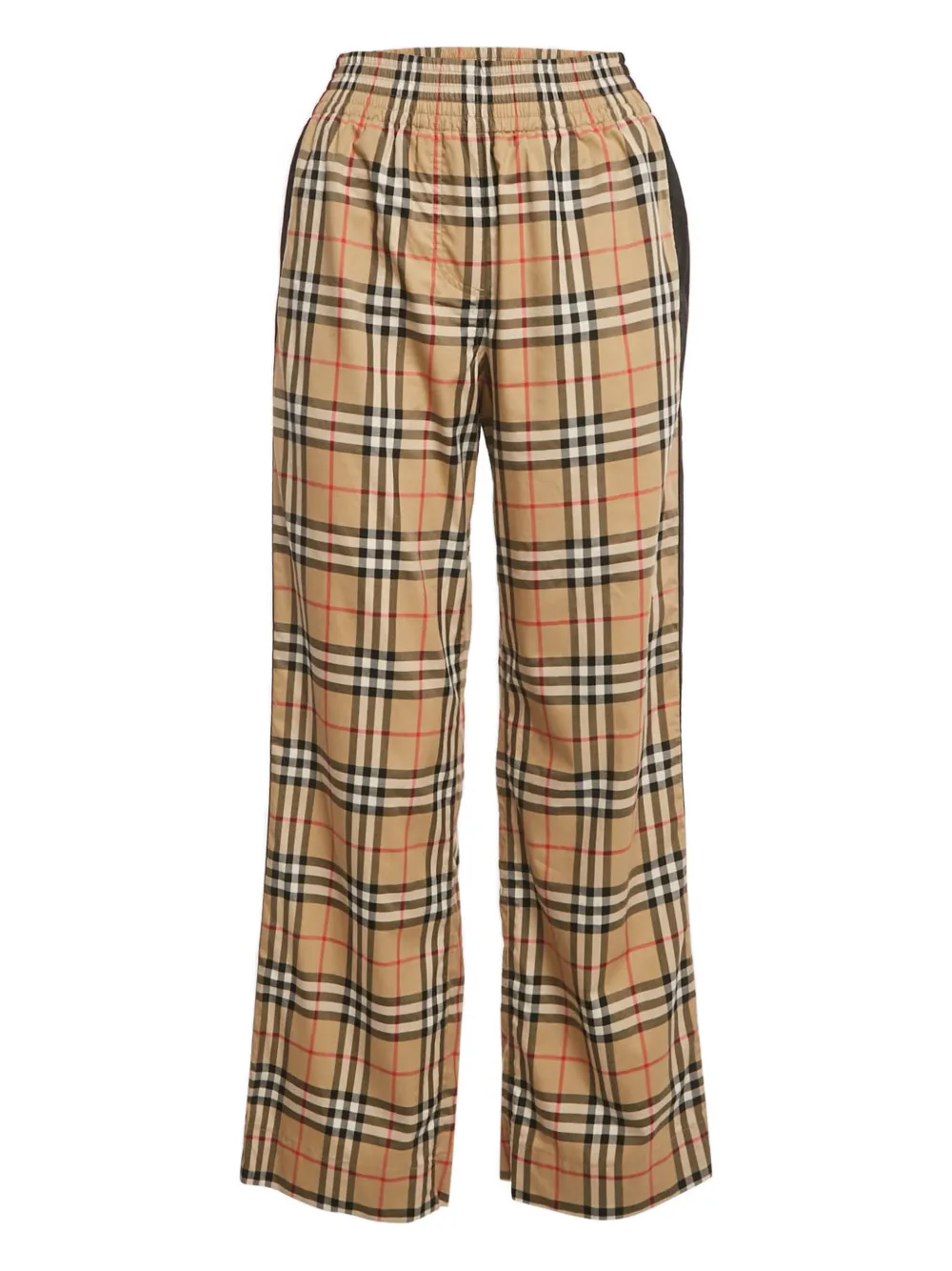 Burberry Pre-Owned check side trims trousers - Toni neutri