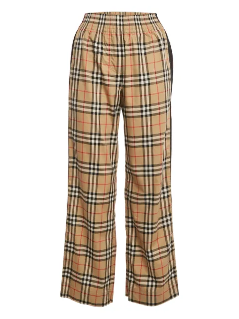 Burberry Pre-Owned pantalones con ribetes laterales