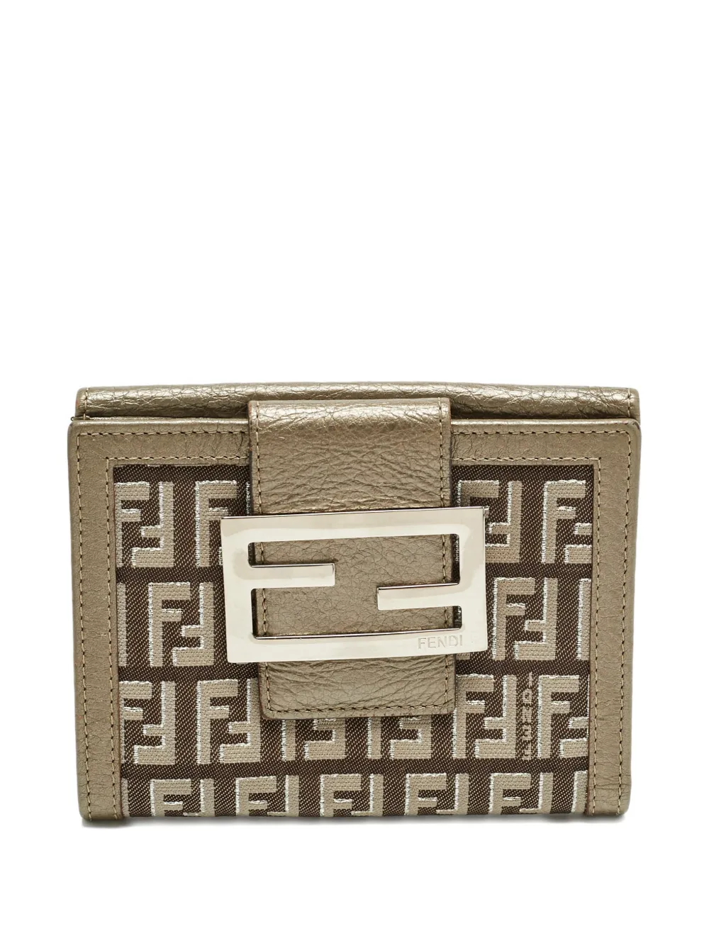 Fendi Pre-Owned 2008 Zucca-canvas wallet | Brown | Image 1