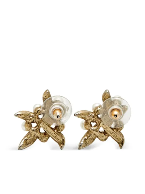 Oscar de la Renta Pre-Owned aretes con diseño de estrella de mar