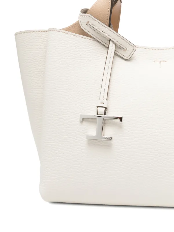 Tod's ロゴチャーム ハンドバッグ | ホワイト | FARFETCH JP