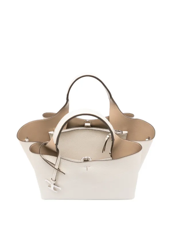 Tod's ロゴチャーム ハンドバッグ | ホワイト | FARFETCH JP