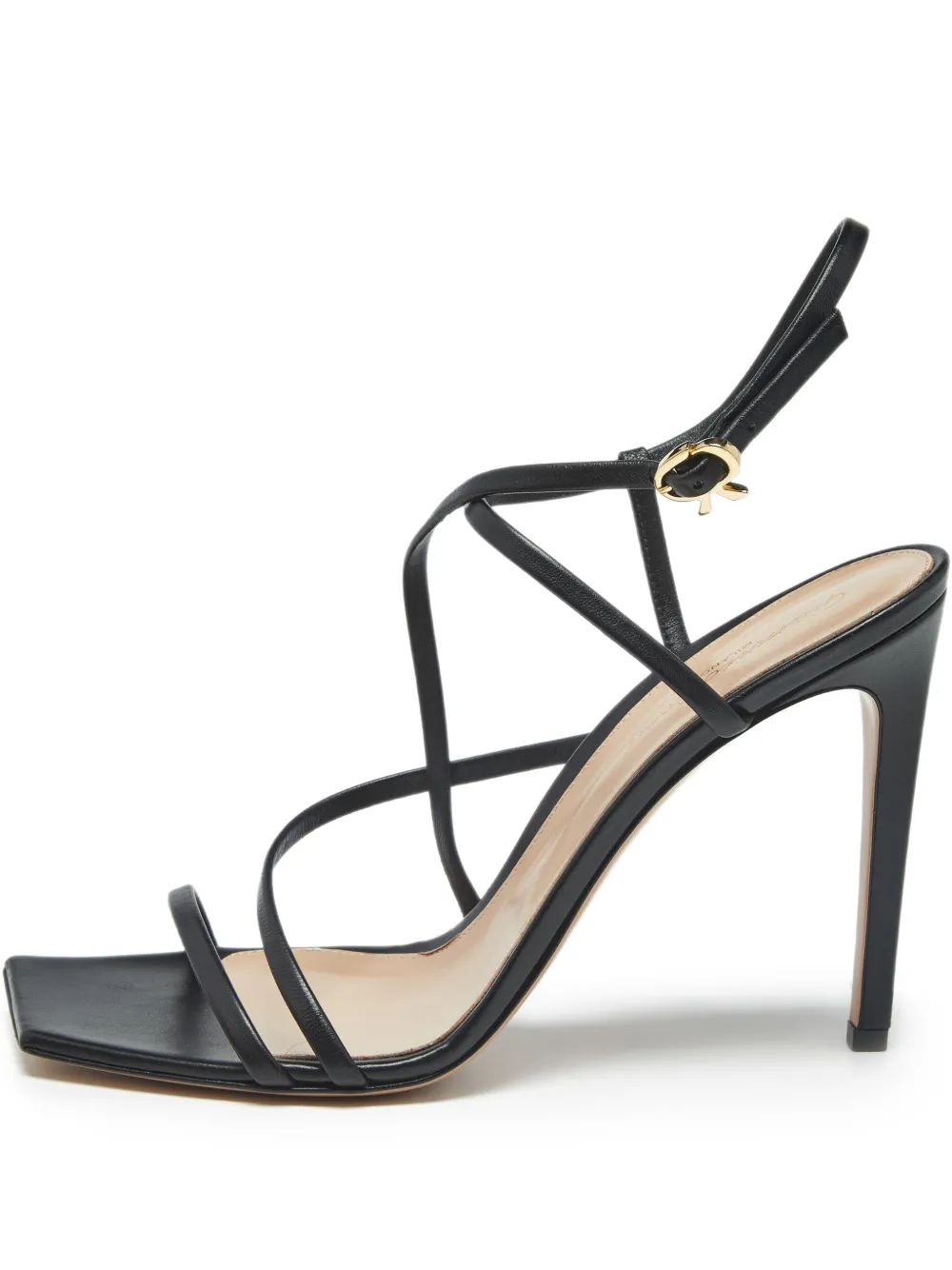 Gianvito Rossi Manilla leather heeled sandals - Schwarz