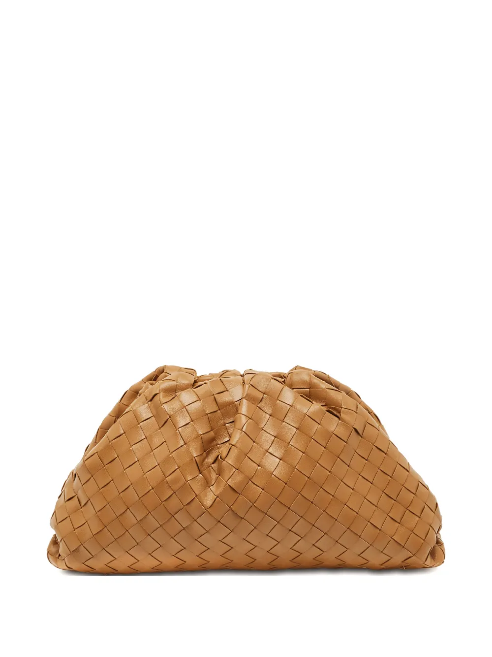 Bottega Veneta Pre-Owned Clutch con design Intrecciato - Marrone