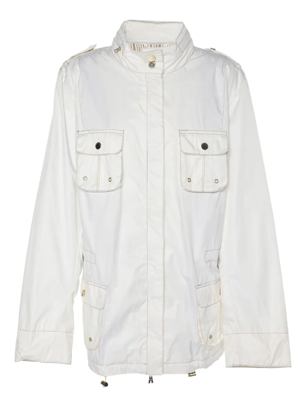 Marina Rinaldi Giacca con zip - Bianco