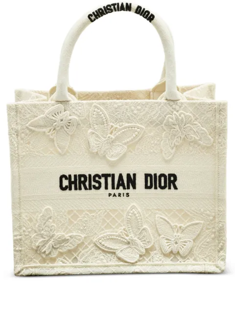 Christian Dior Pre-Owned Book logo-embroidered tote bag