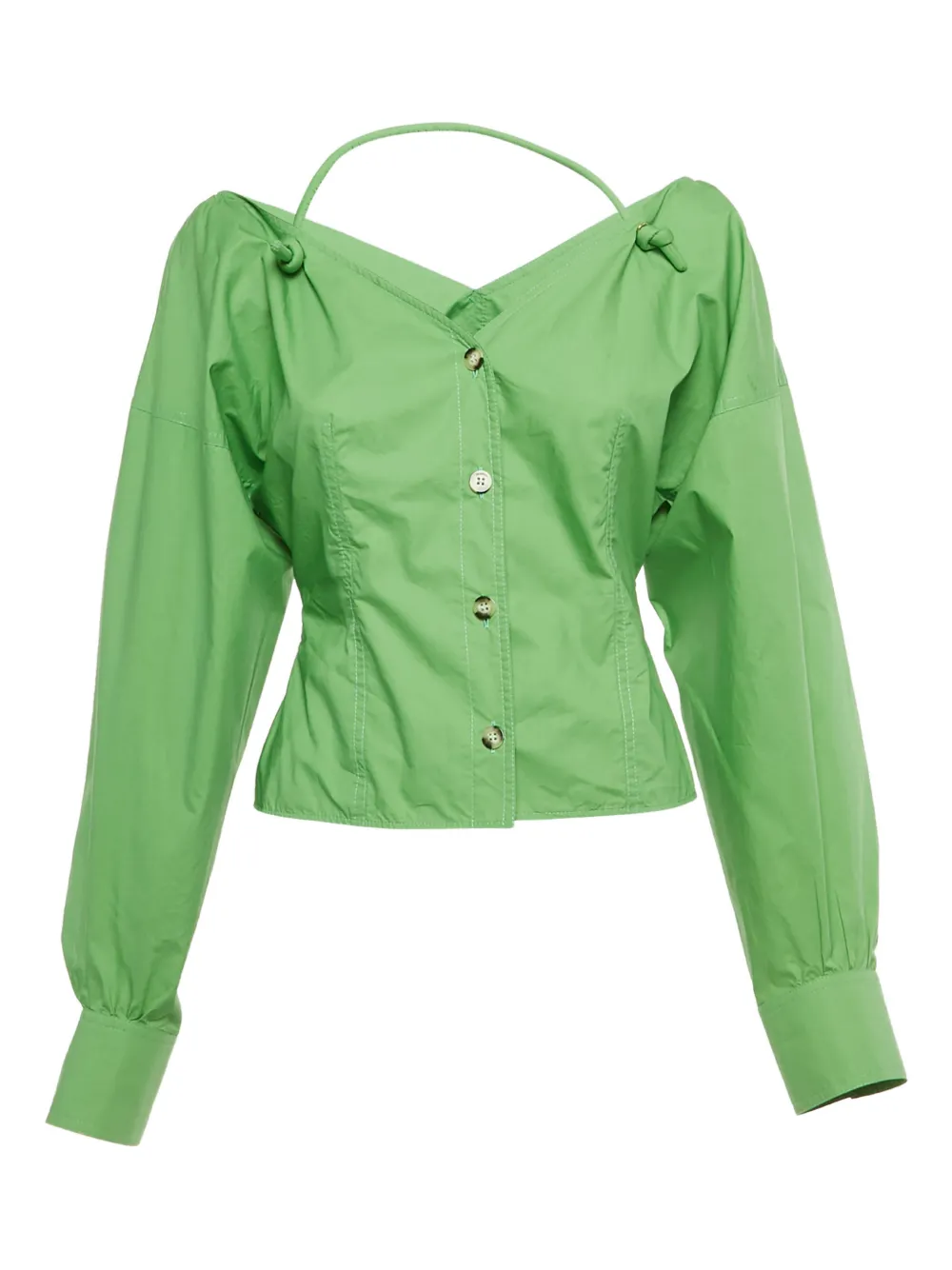 Nanushka Tami top | verde | Image 1