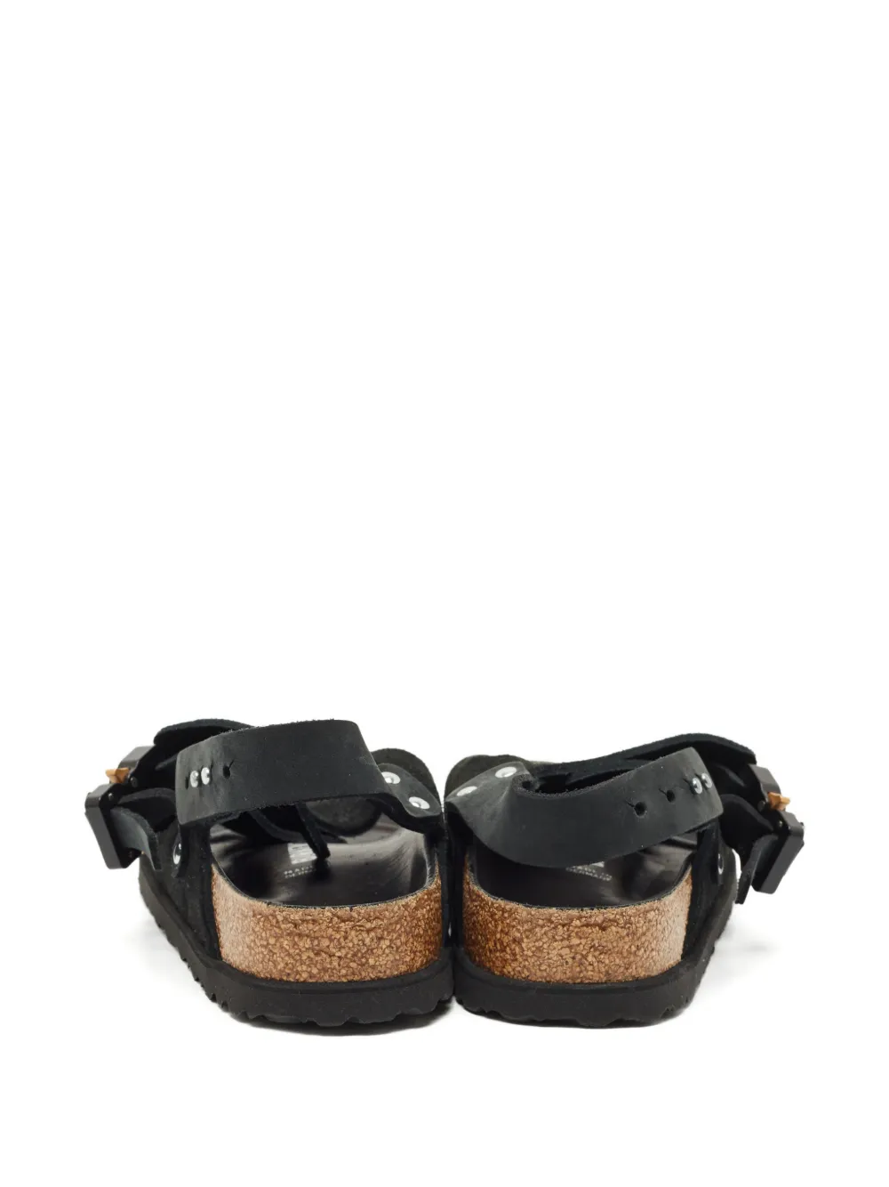 Christian Dior Pre-Owned x Birkenstock Milano flat sandals - Zwart