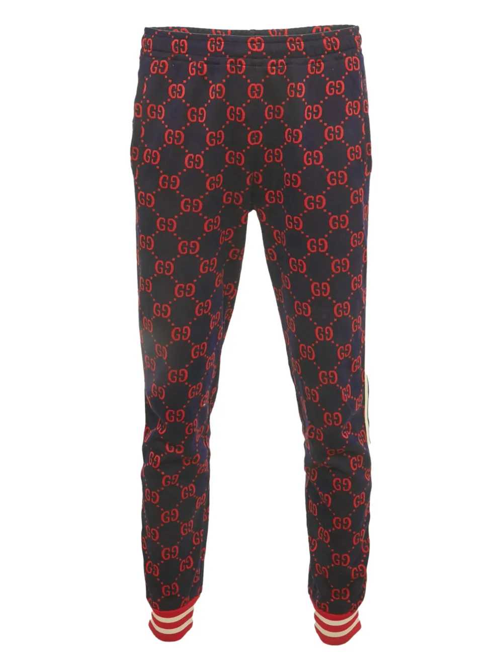 Gucci Pre-Owned jacquard GG-motif track pants | Image 2