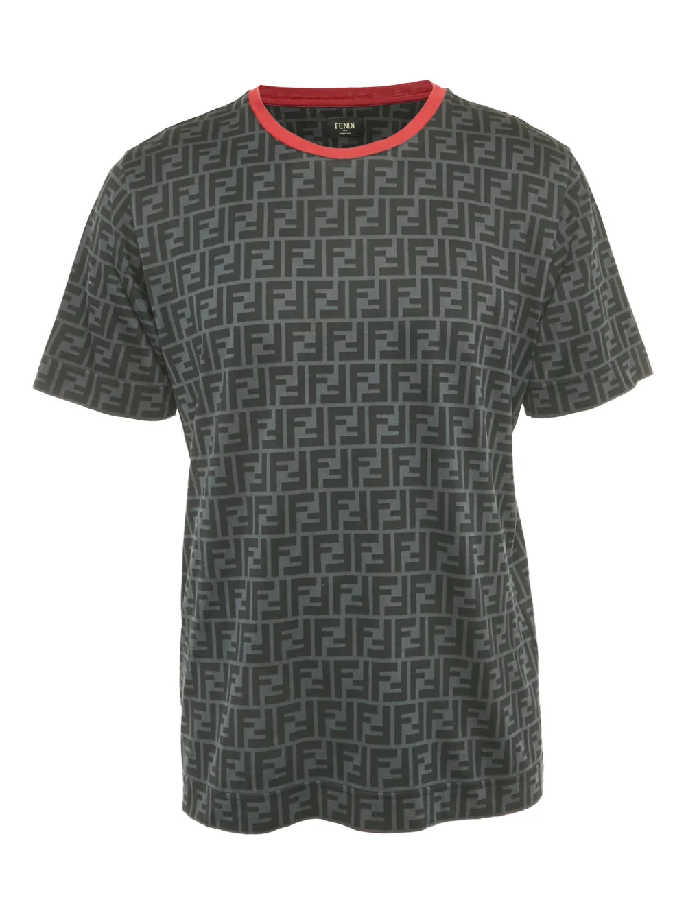Fendi Pre-Owned playera con logo estampado | verde | Image 1