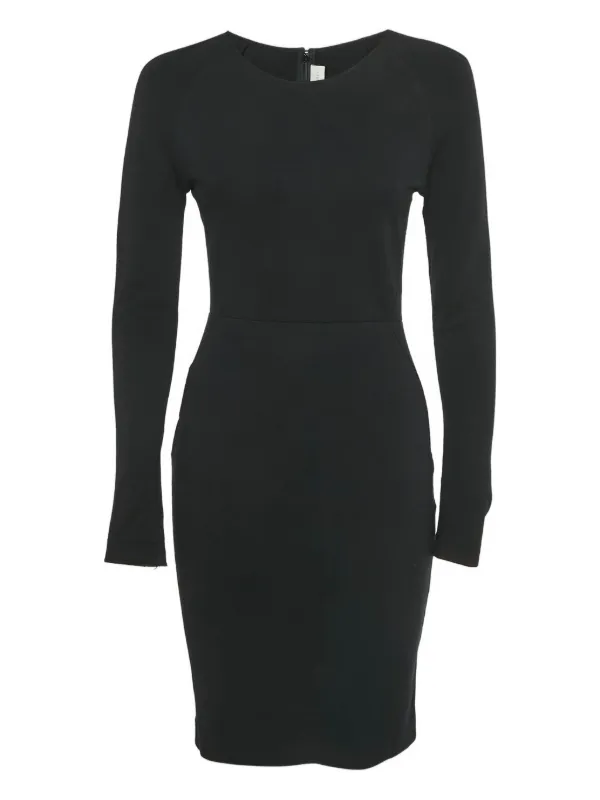 Stella McCartney Pre-Owned Knit long-sleeve Mini Dress | Black | FARFETCH KW