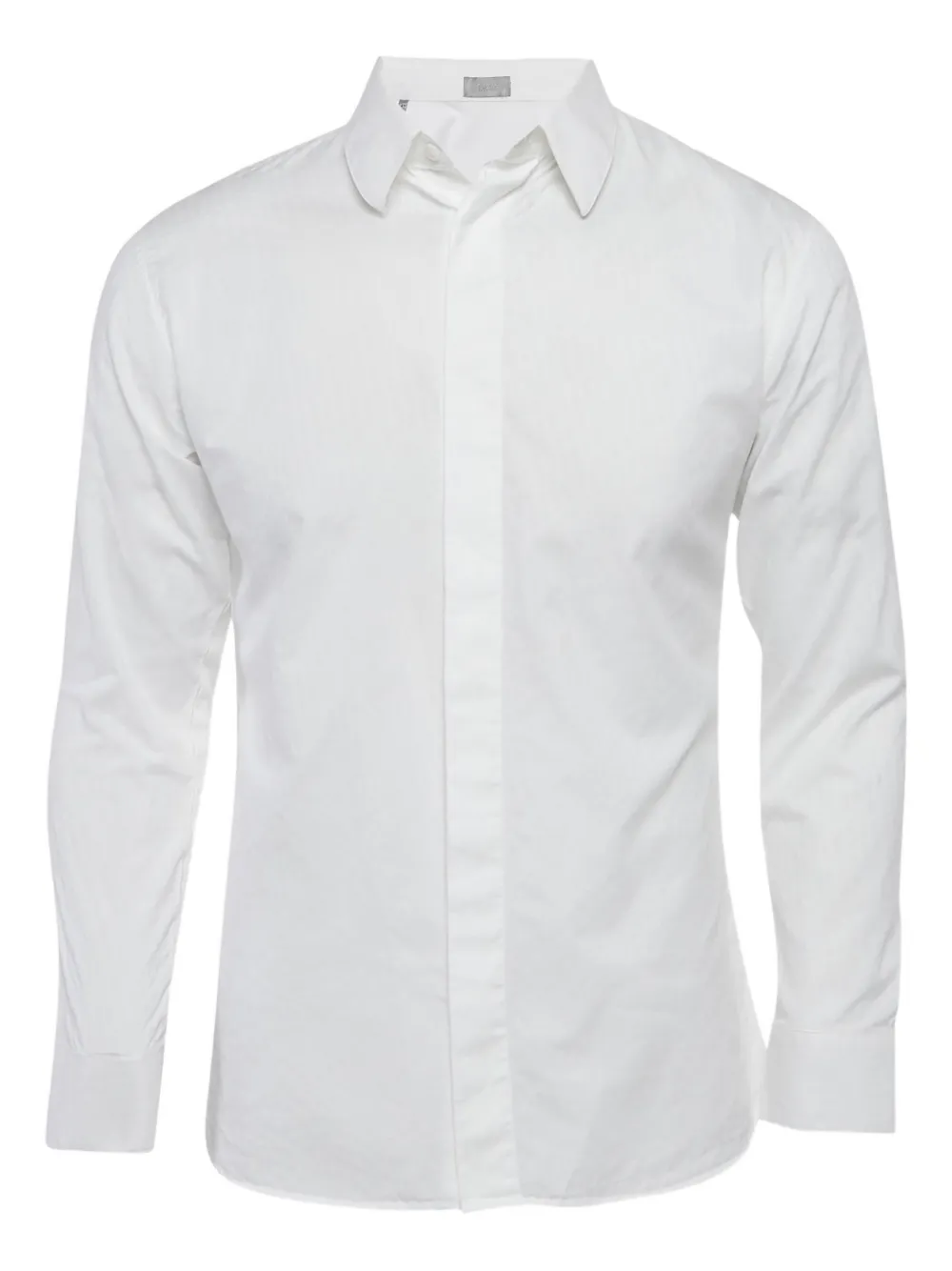 Christian Dior Pre-Owned jacquard cotton shirt - Bianco