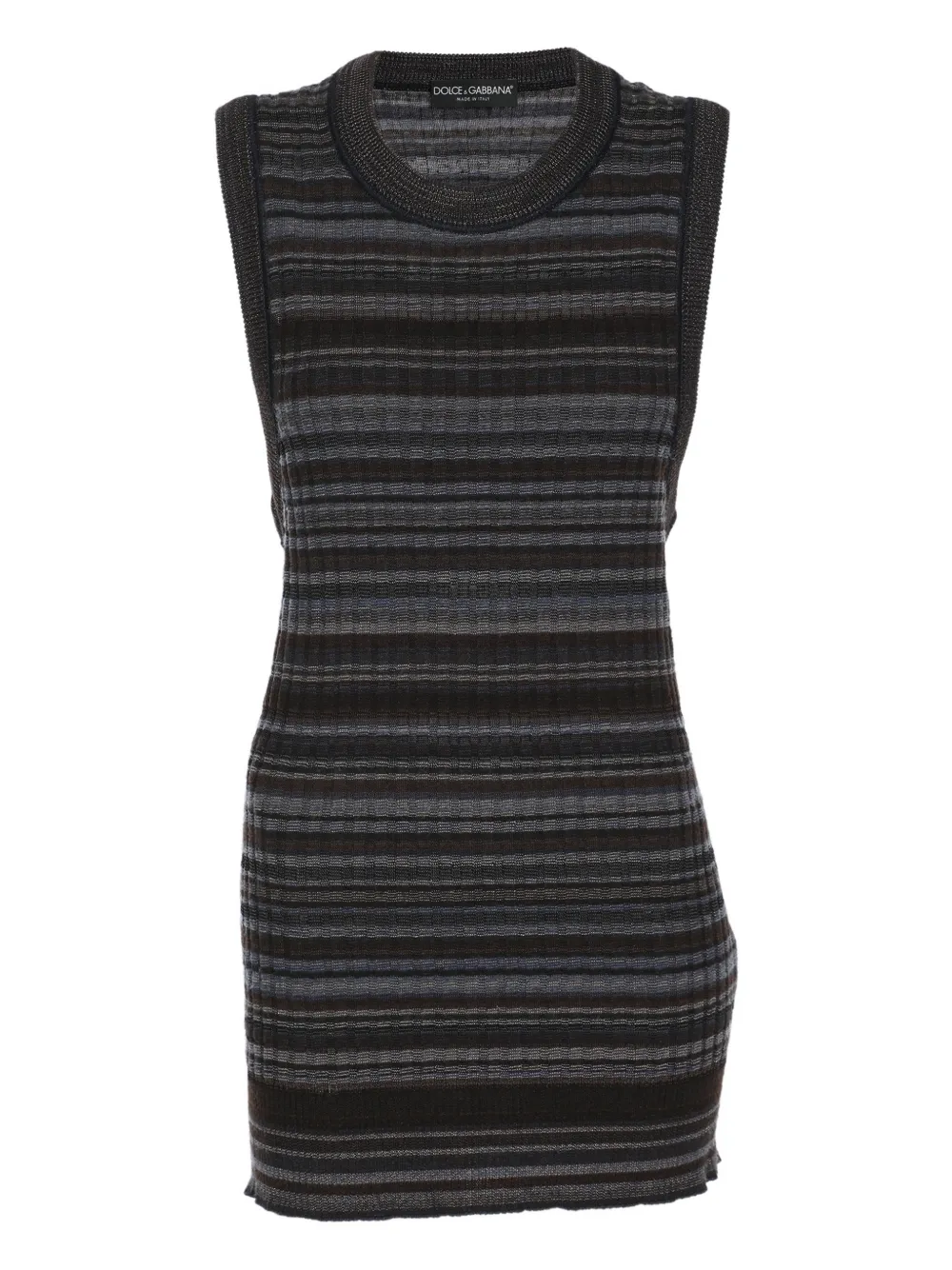 Dolce & Gabbana Pre-Owned Top corto smanicato - Grigio