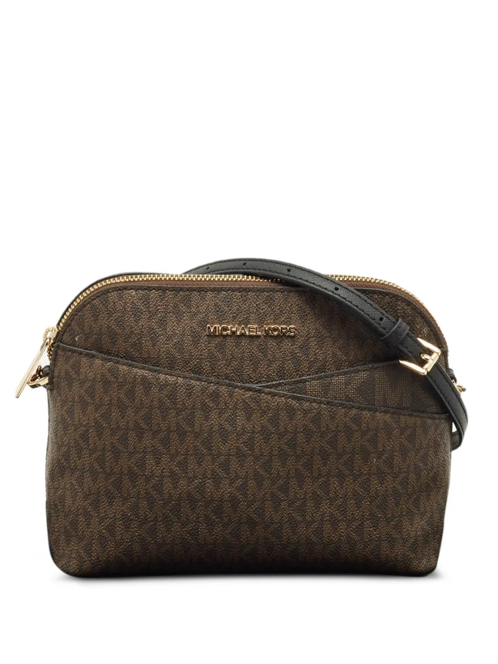 Michael Kors Jet Set Travel dome cross body bag - Marrone
