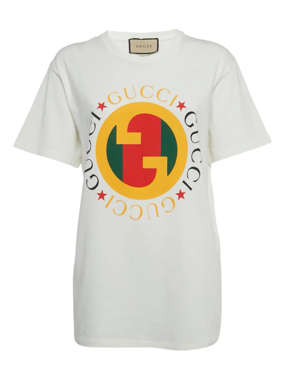 Gucci Pre-Owned Interlocking GG print T-shirt - Bianco