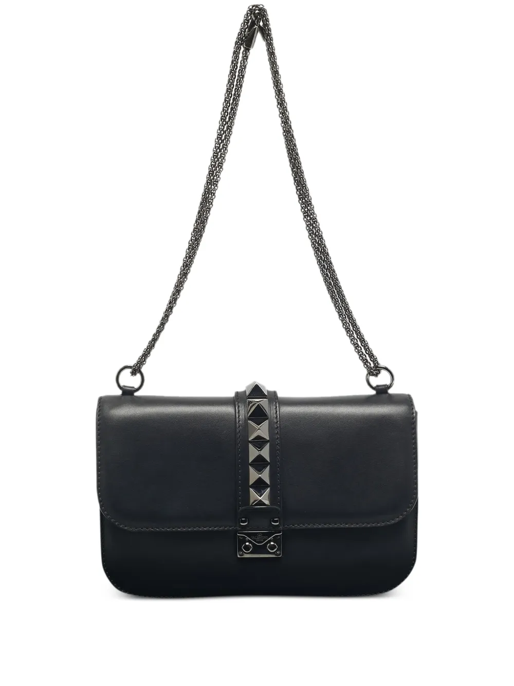 Valentino Garavani Pre-Owned Borsa a spalla in pelle piccola - Nero