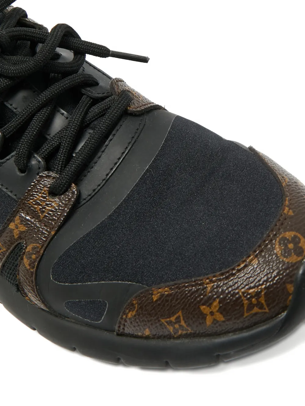 Louis Vuitton Pre-Owned Aftergame monogram sneakers - Zwart