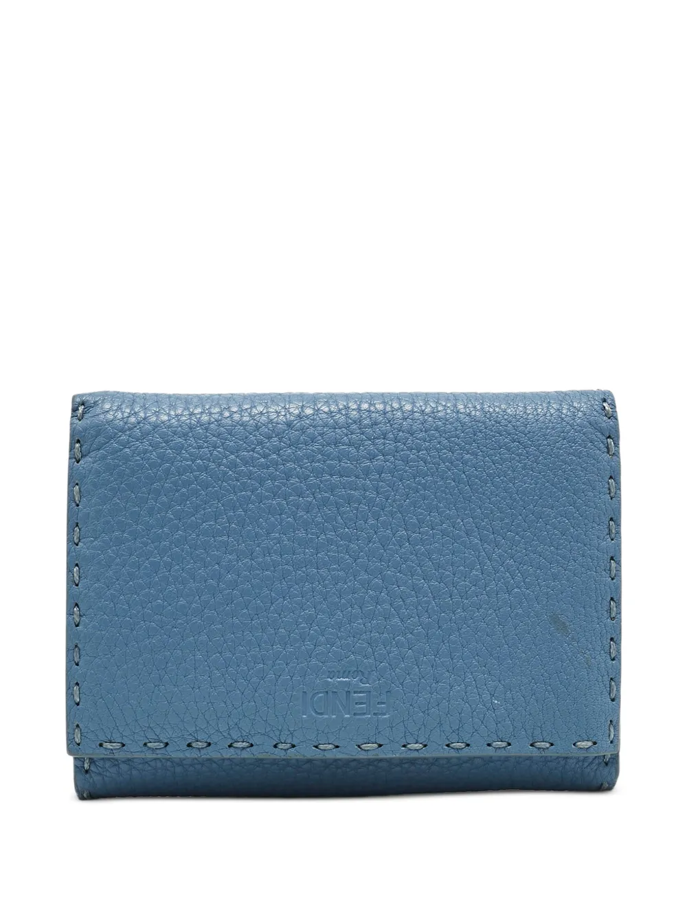 Fendi Pre-Owned 2015 Peekaboo leather wallet - Blu