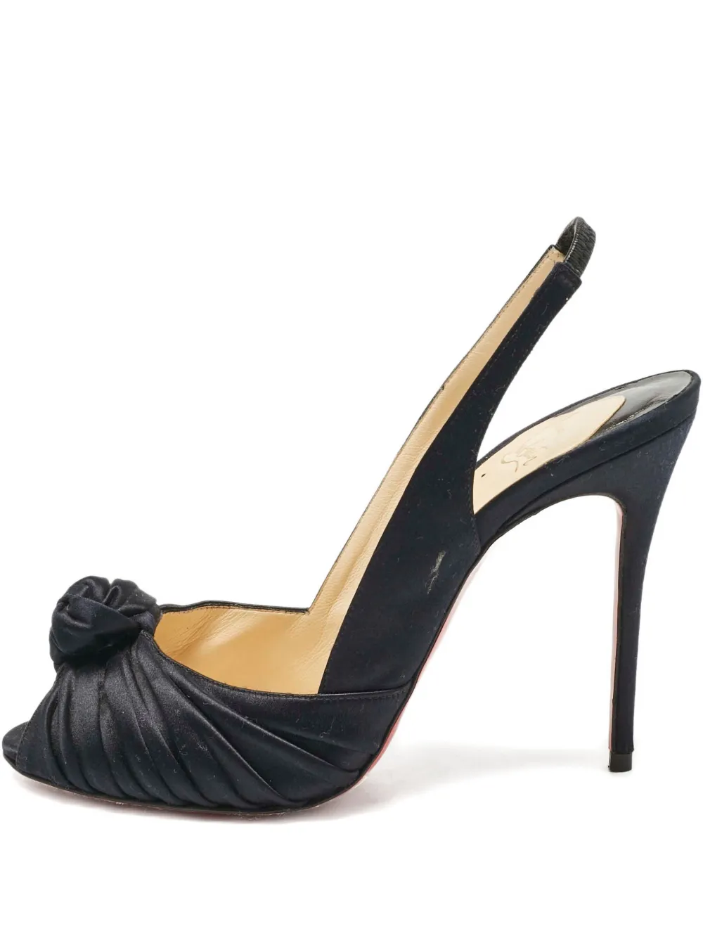 Christian Louboutin Pre-Owned Jenny knotted-upper heeled sandals - Schwarz