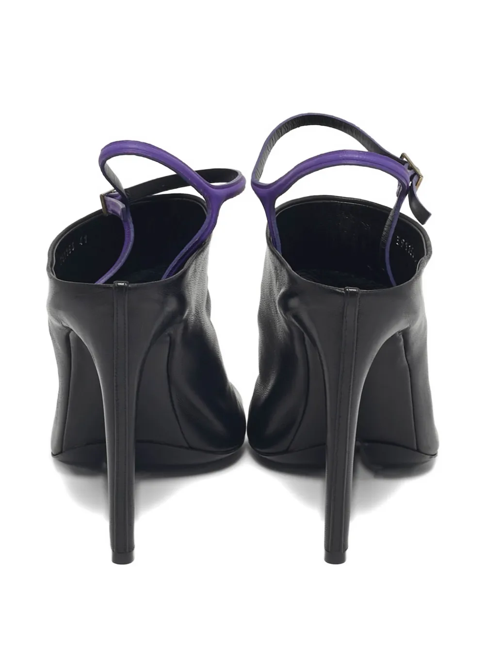 Balenciaga Pre-Owned open-toe booties - Zwart