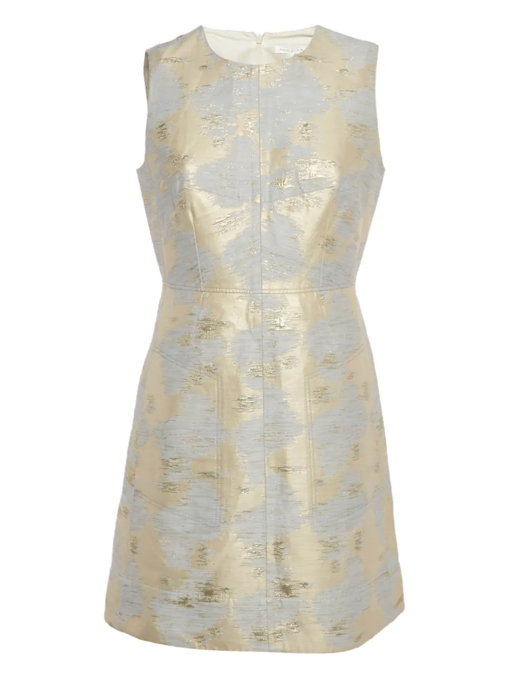 Paule Ka round-neck mini dress - Oro