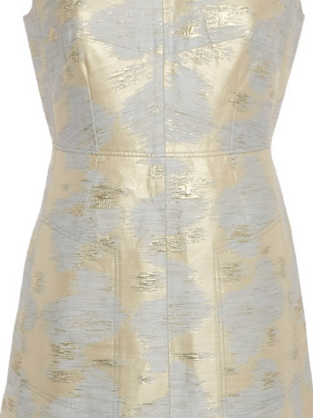 Paule Ka round-neck mini dress - Goud