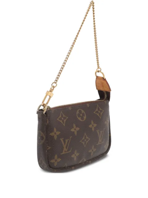 Louis Vuitton Pre-Owned mini Pochette monogram chain shoulder bag