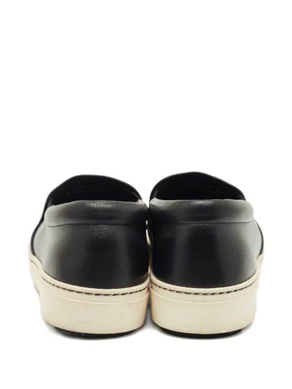 Fendi Pre-Owned Monster レザースニーカー | ブラック | FARFETCH JP