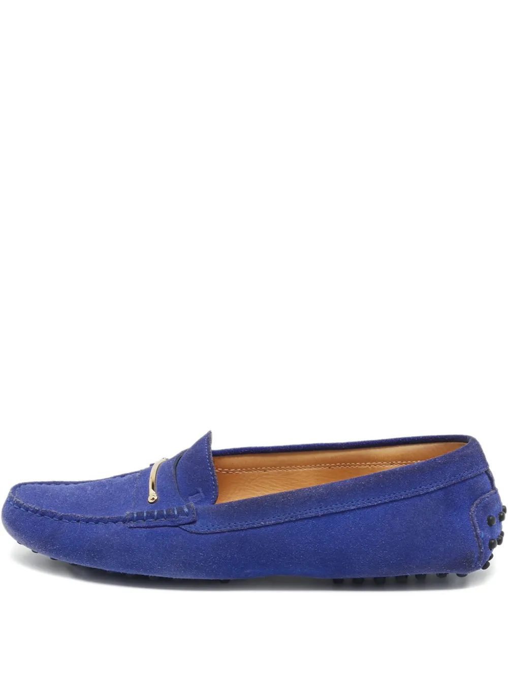 Tod's Vintage suede loafers - Blau