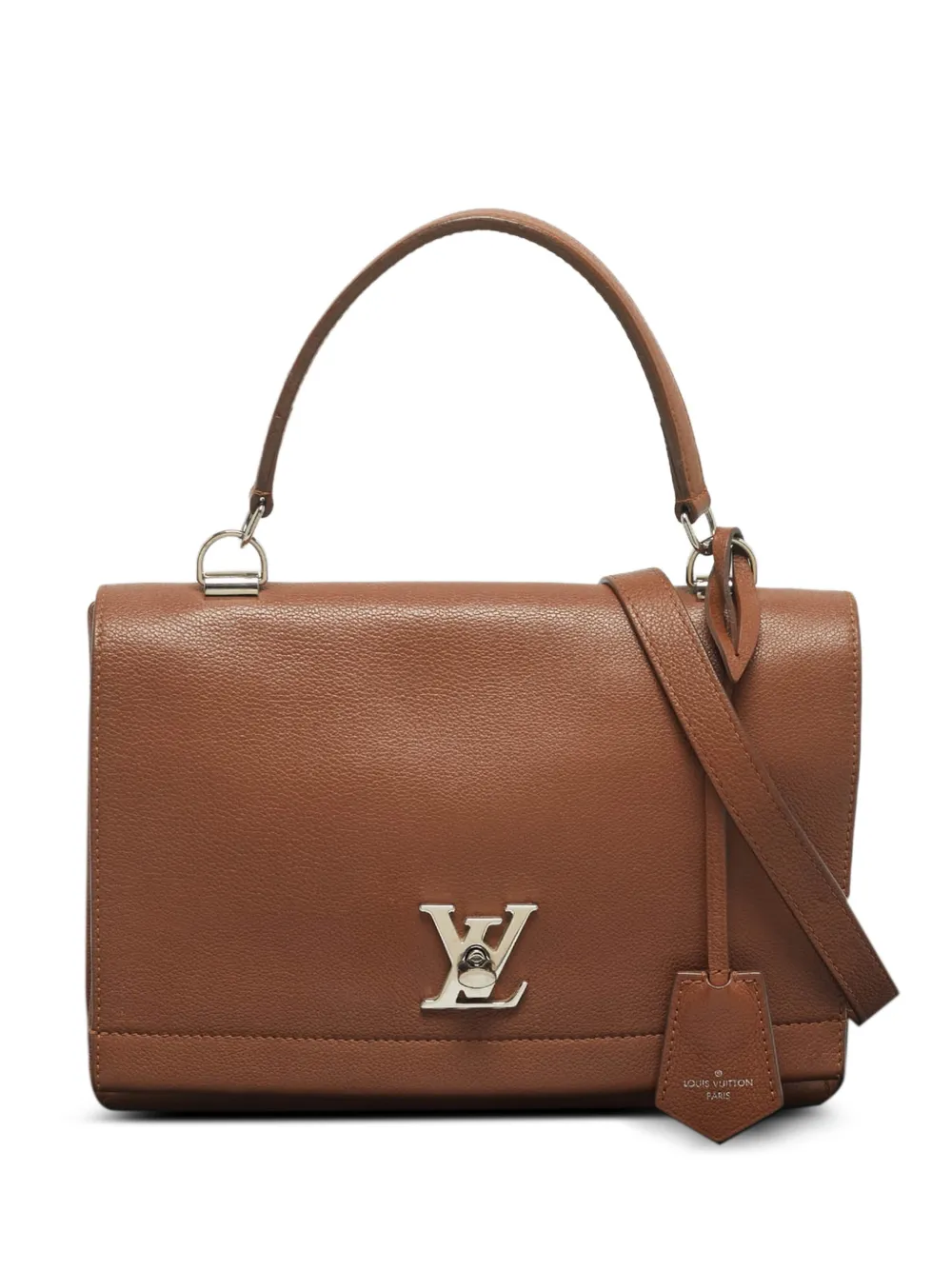 Louis Vuitton Pre-Owned lockme leather handbag - Marrone