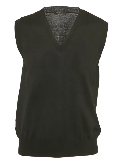Prada Pre-Owned wool V-neck top