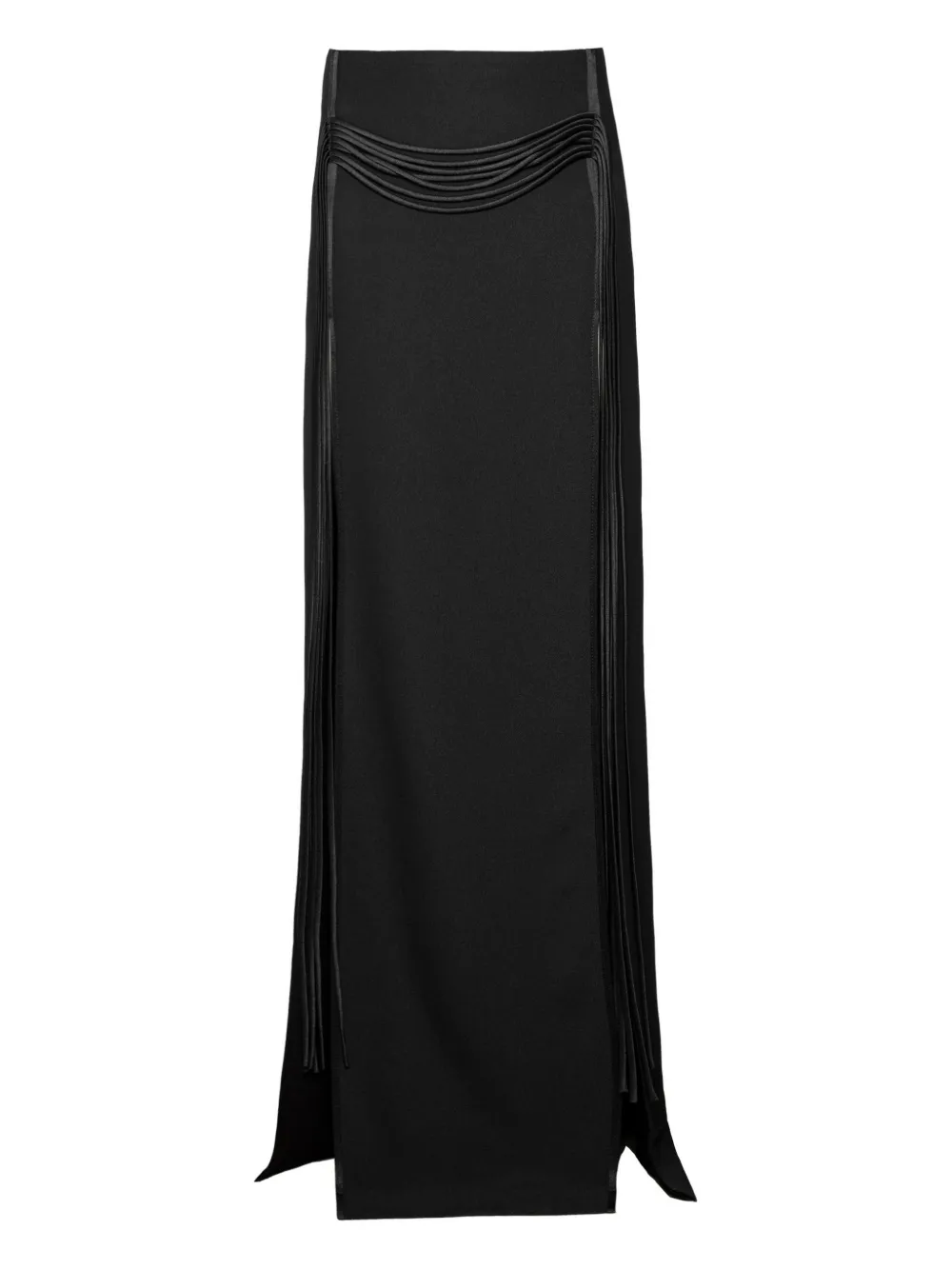 Rxquette Arhi Draped Maxi Skirt In Black