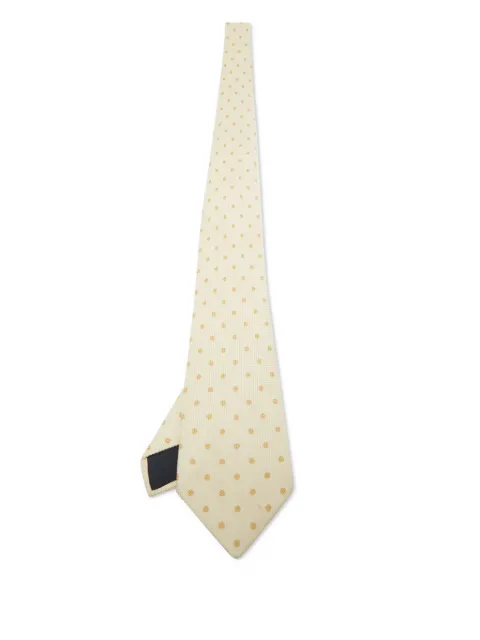 Hermès Pre-Owned dots silk tie