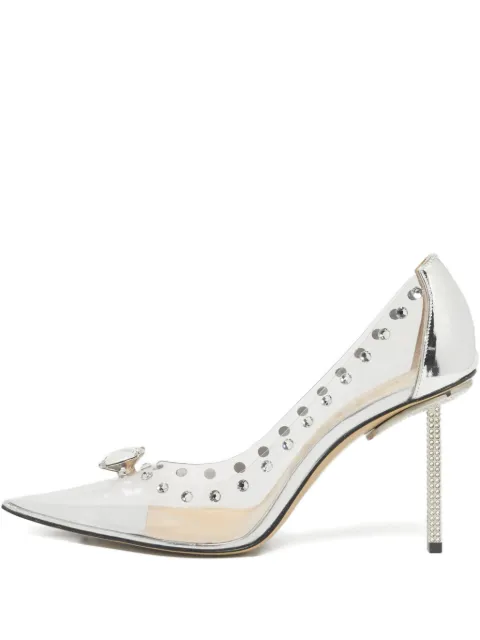 MACH & MACH rhinestone-embellished pumps