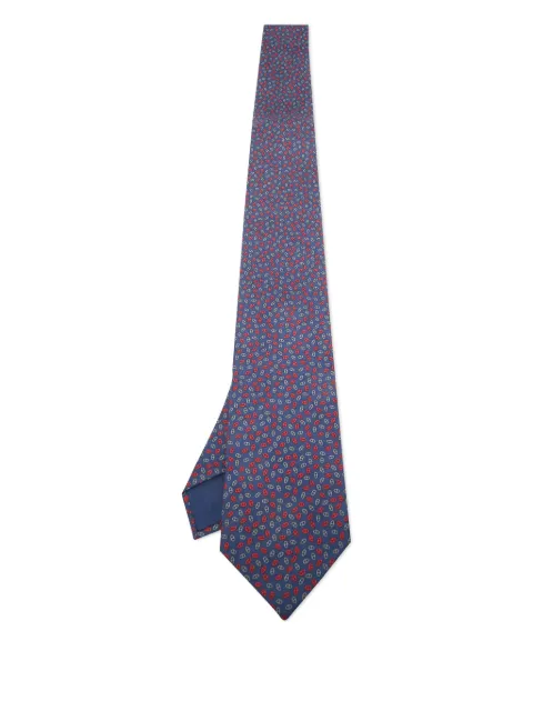 Hermès Pre-Owned silk patterned tie