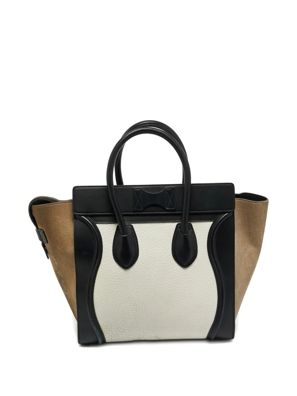 Celine Pre-Owned 2015 Luggage leren mini-shopper - Wit