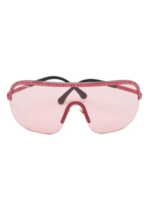 CHANEL Pre-Owned lentes de sol Coco Beach